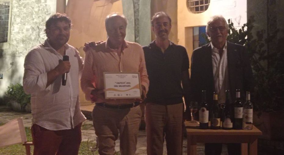 Festival della Dieta Mediterranea Premiazione a Peppino Pagano di San Salvatore per il vino Calpazio 2024