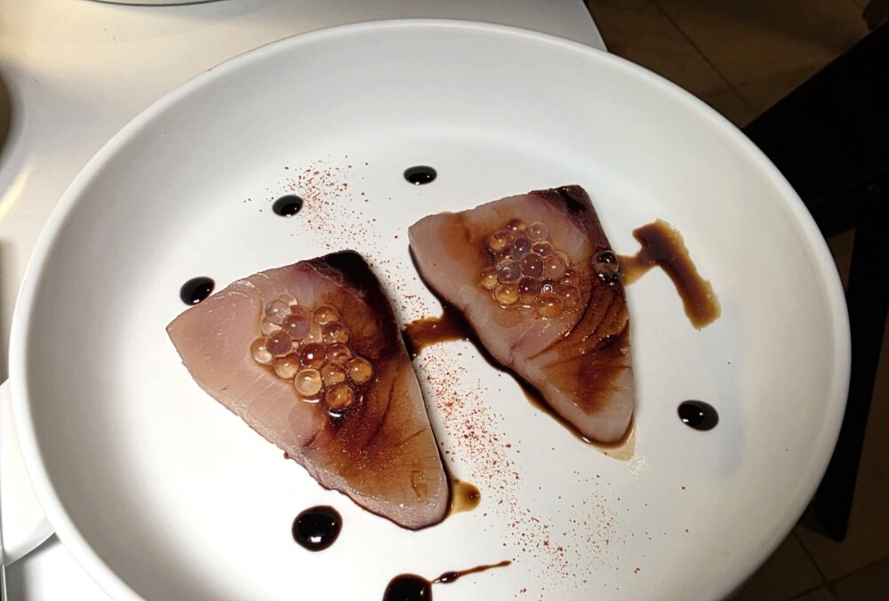 Cheviche di ricciola