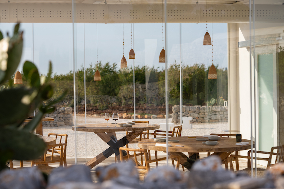 Orto Ristorante Dettaglio Sala esterna Giulia di Michele