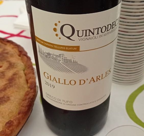 Giallo d'Arles Greco di Tufo Docg 2019 Quintodecimo