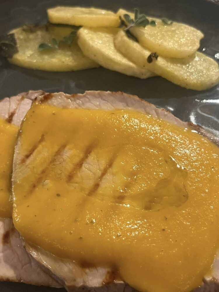 L'Uliveto - arista CBT con crema di carote