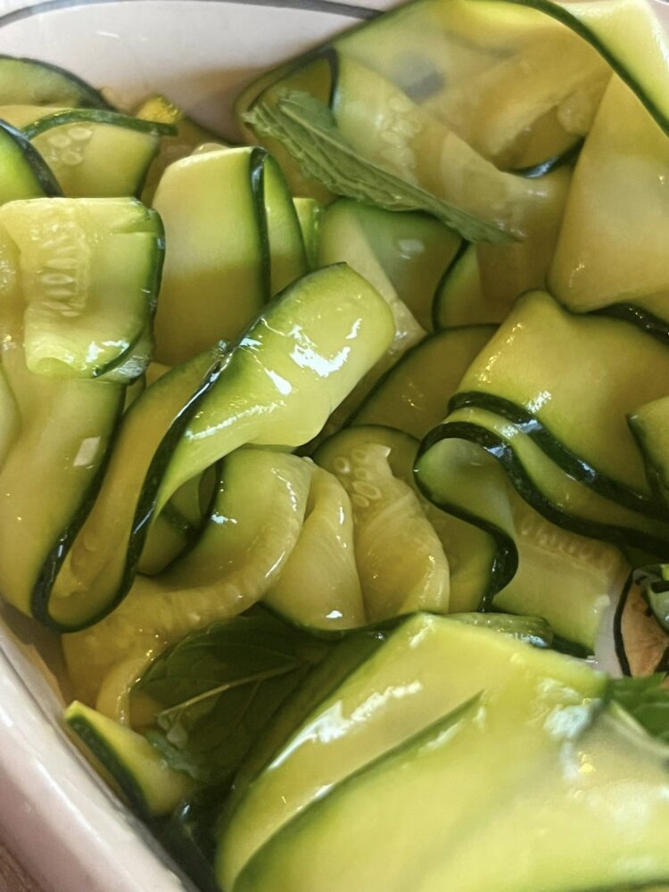 L'Uliveto - carpaccio di zucchine