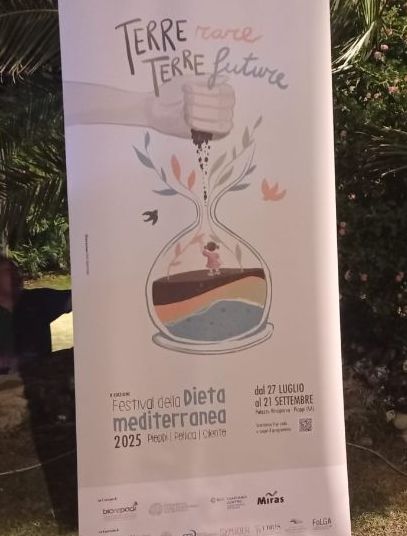 Logo Festival della Dieta Mediterranea 2025 a Pioppi
