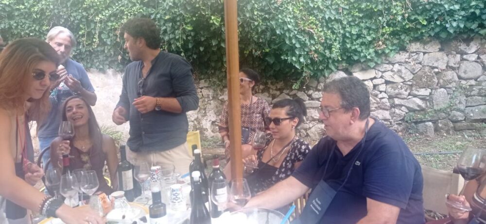 Luciano Pignataro con amici