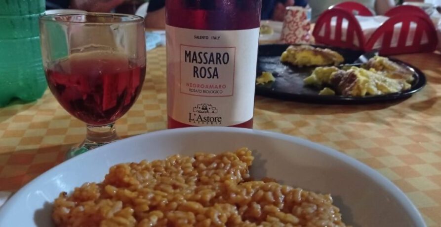 Massaro Rosa Negroamaro rosato biologico Salento Igp 2024 L'Astore Masseria