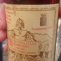 Montepulciano d'Abruzzo Doc 1985 Valentini