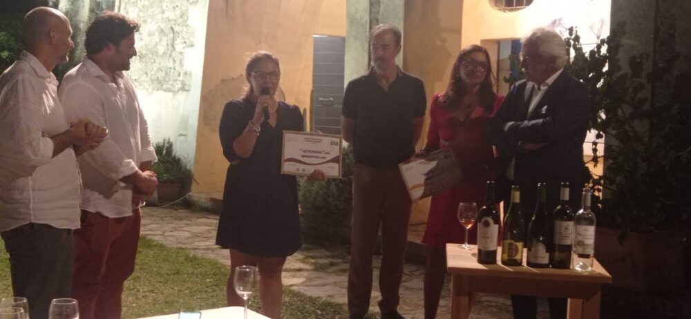 Premiazione a Benny Sorrentino al Festival della Dieta Mediterranea