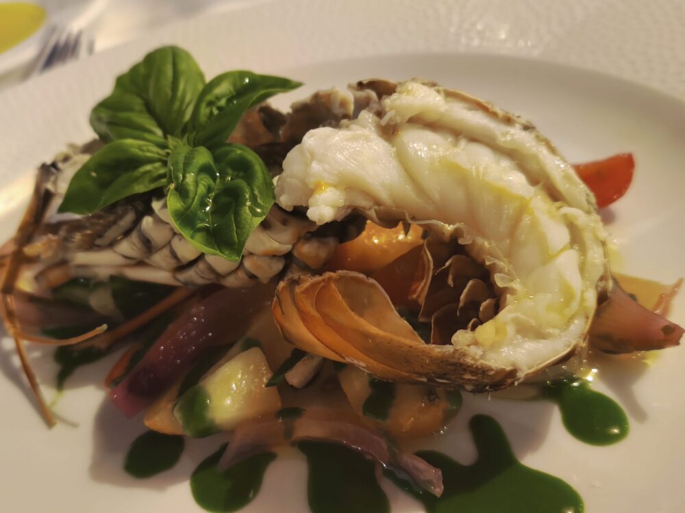 RIVA DI PALO RESORT. ARAGOSTA ALLA CATALANA