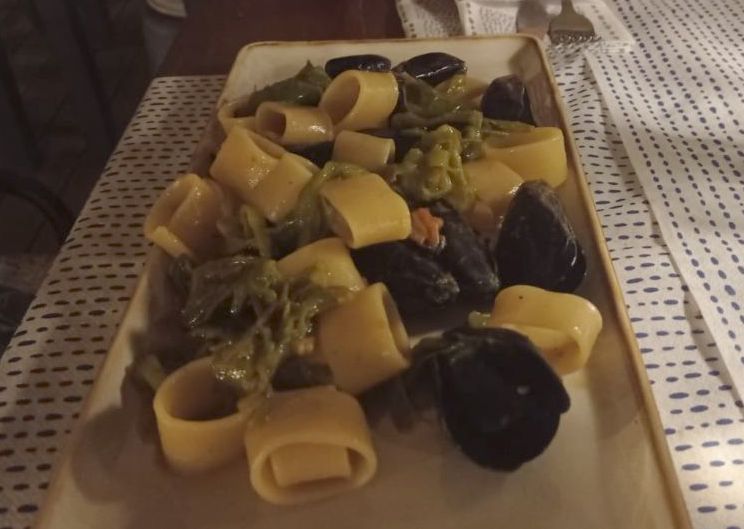 Ristorante Anemos - Calamarata con cozze e friggitelli