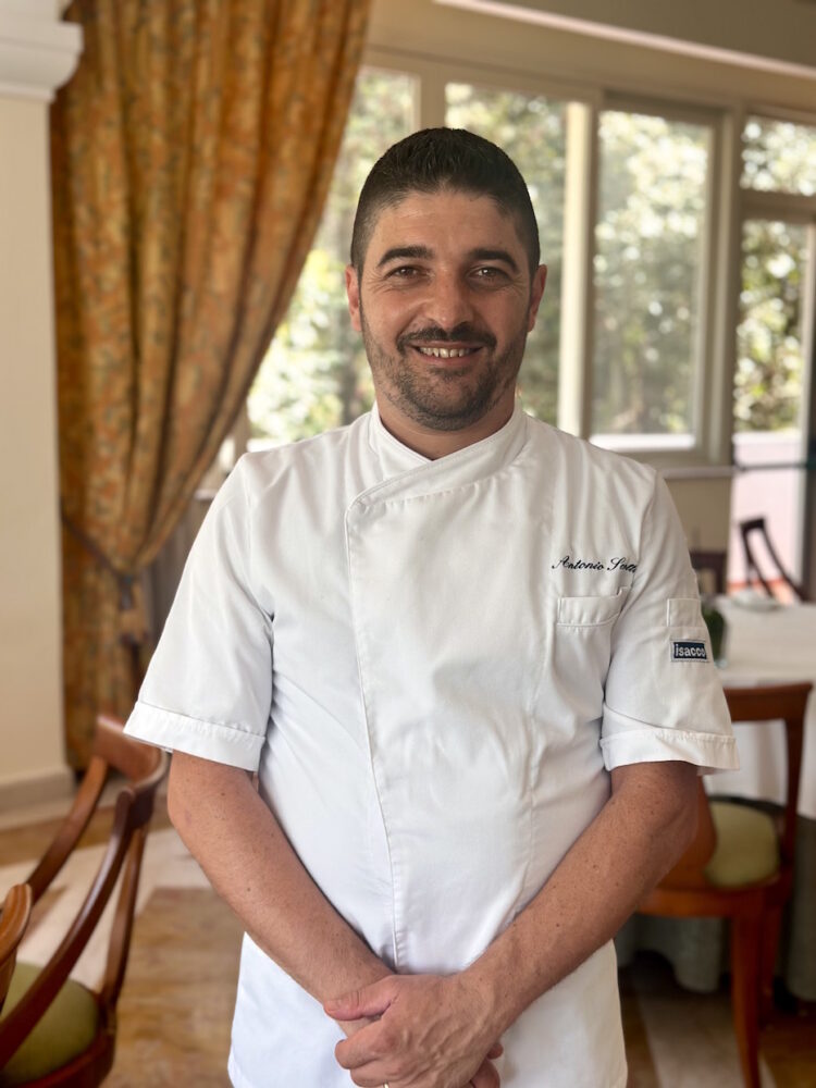 Lo chef Antonio Scotti