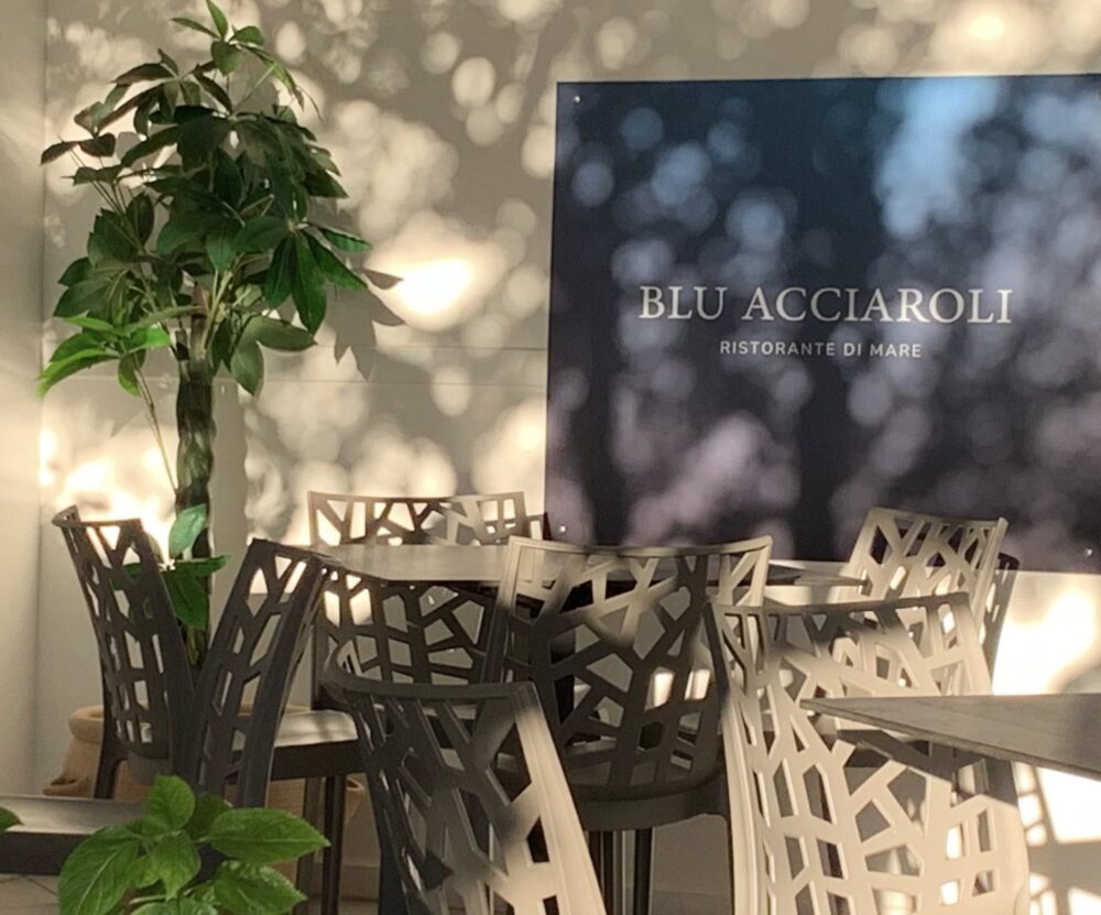 Blu Acciaroli Ristorante di Mare, l'insegna