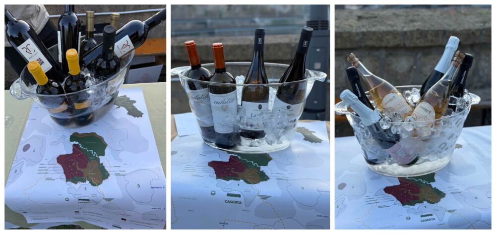 Alta Campania Wine Fest, bottiglie in degustazione