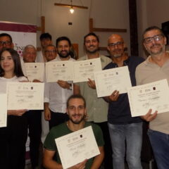 Il presidente Alberto Giannattasio ha retto personalmente l'attestato ad Annamaria Ferrara