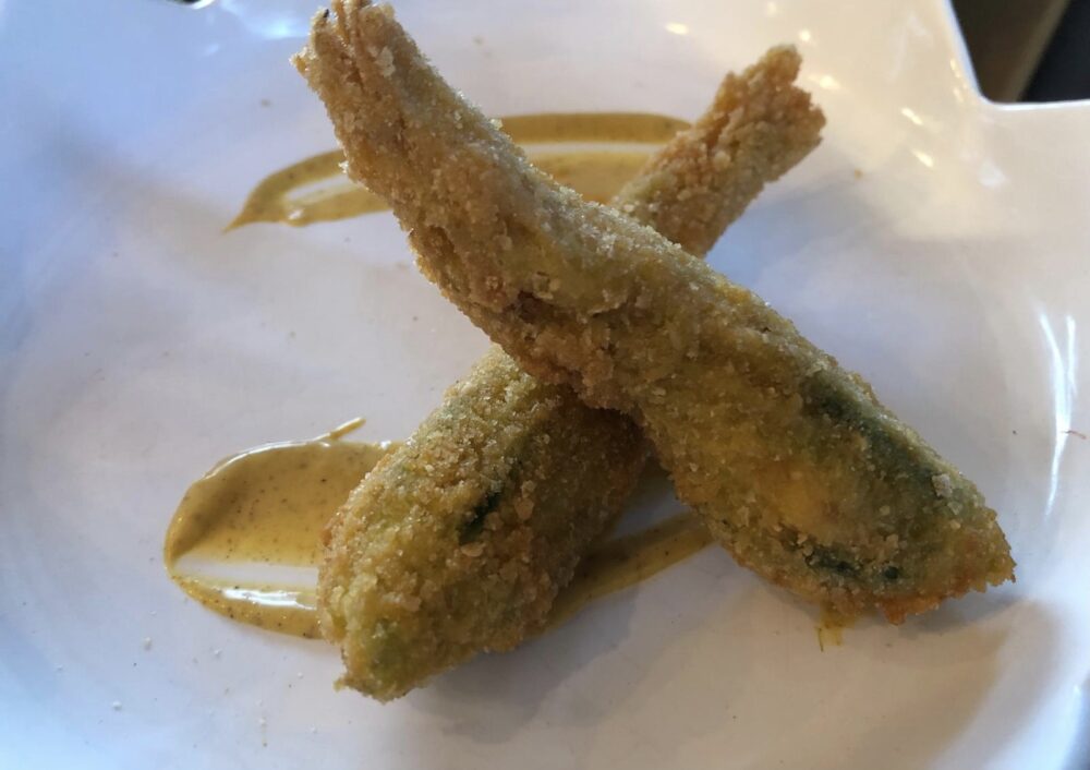 Fiori di zucca fritti