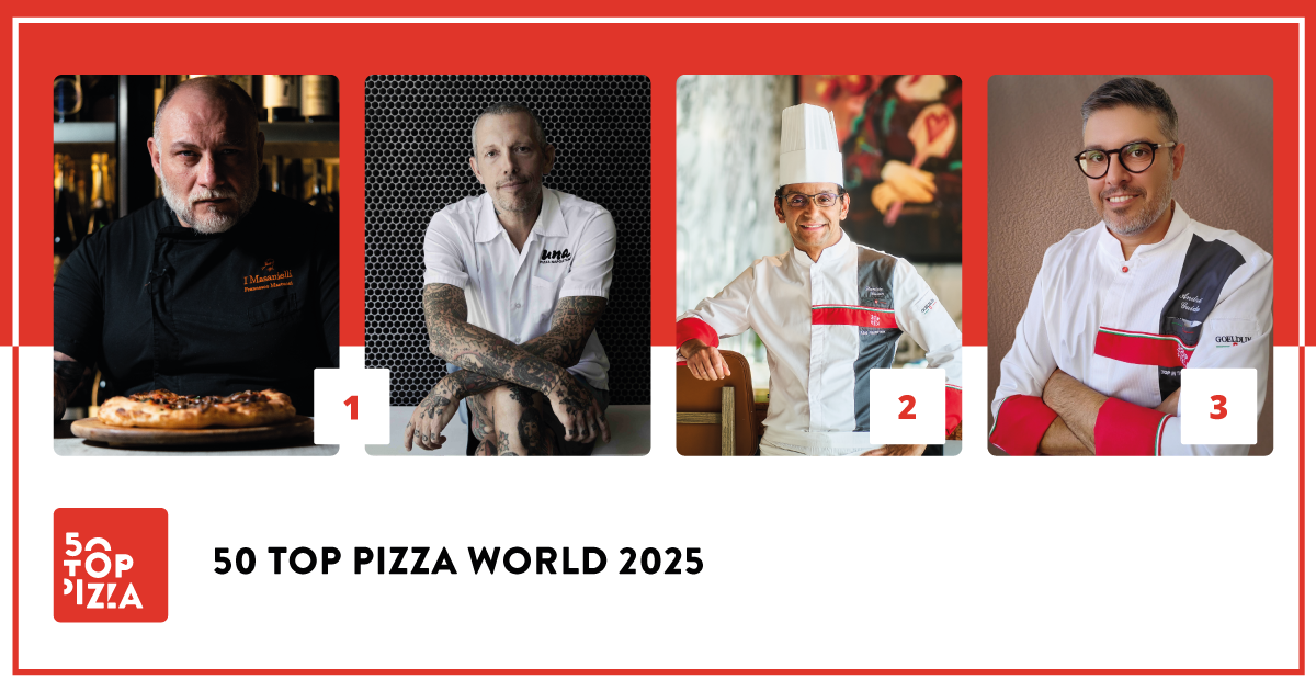 50 Top Pizza World 2025 - Il podio