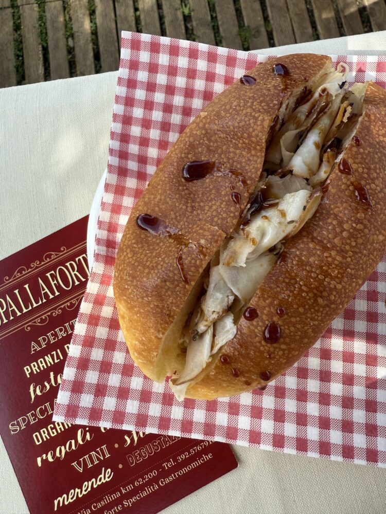 Spallaforte - Maritozzo con arrosto porchettato