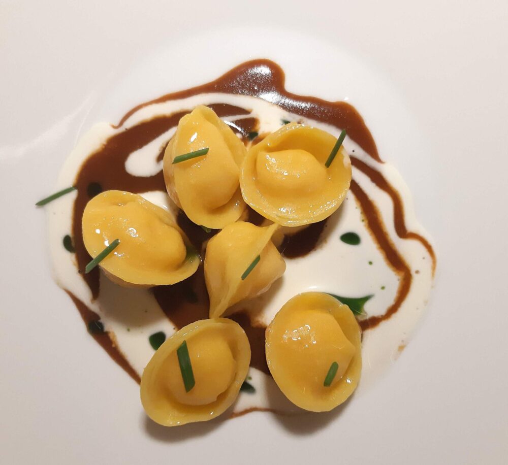 tortello gambero suscettibile salerno