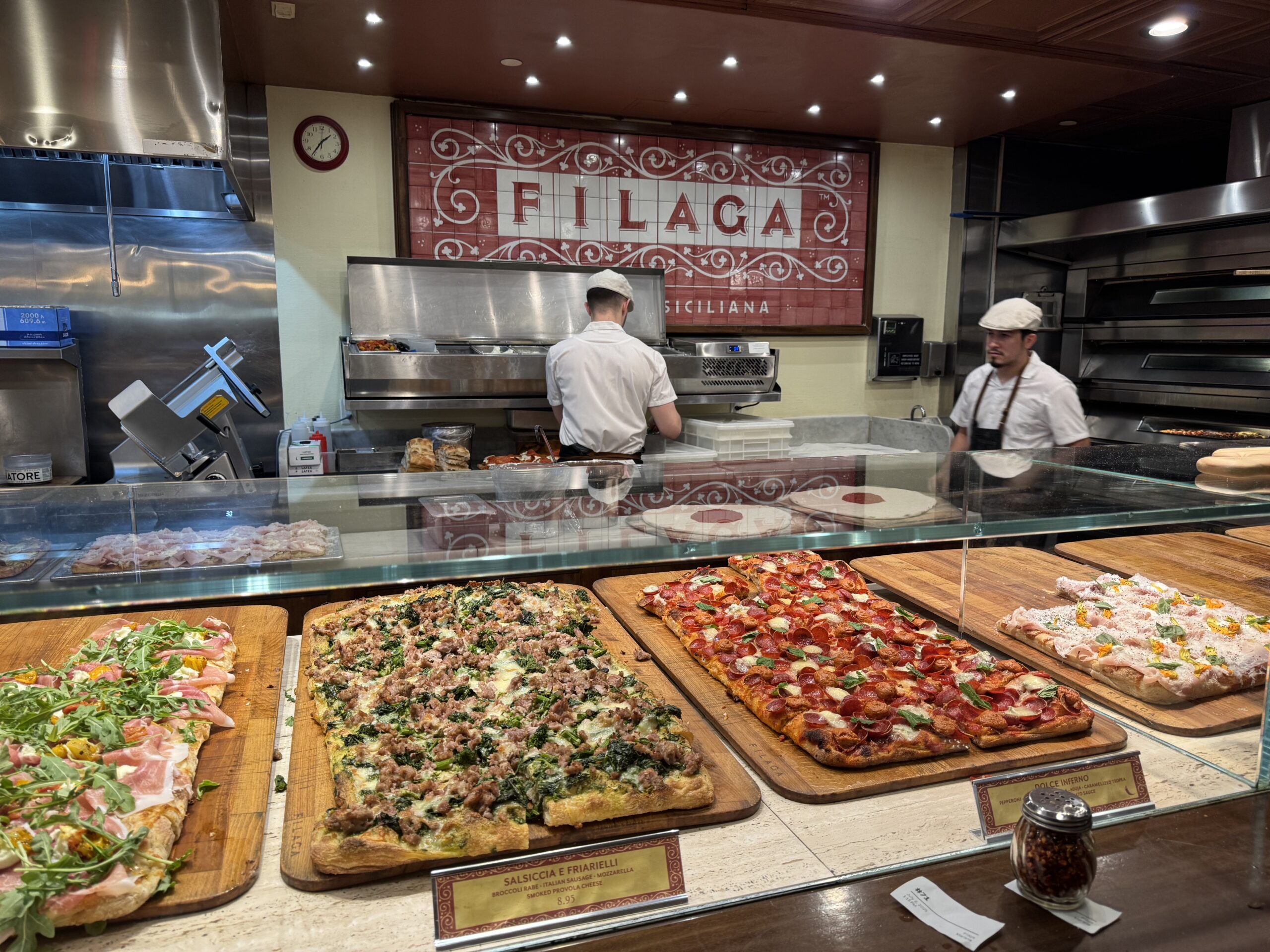 il bancone di Filaga a NYC