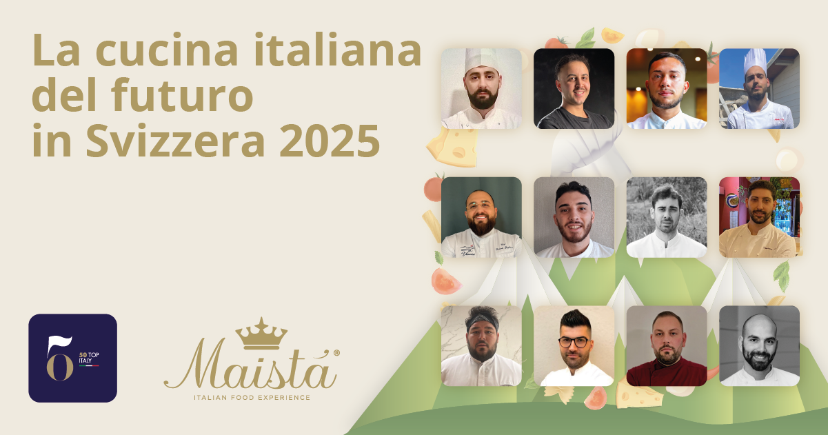 I 12 partecipanti di La cucina italiana del futuro in Svizzera 2025