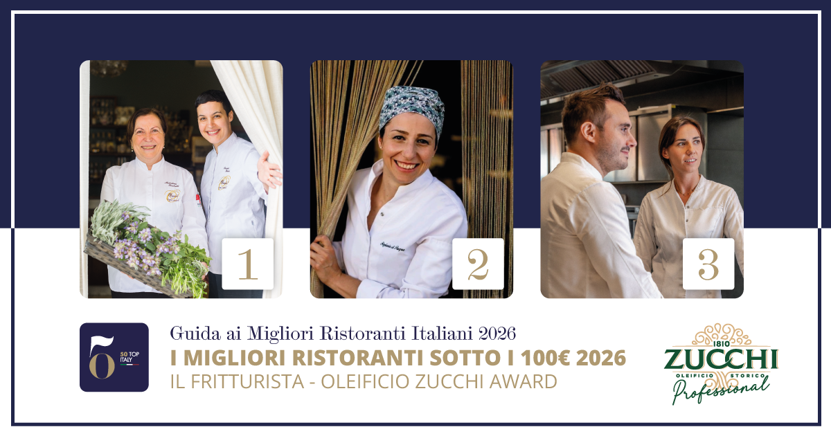 I Migliori Ristoranti sotto i 100€ 2026 - Il Fritturista - Oleificio Zucchi Award