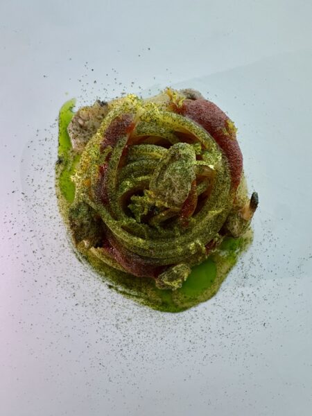 Spaghettone Vongole e ‘nduja - アサリとドゥジャのスパゲッティ - Giovanni Gigante