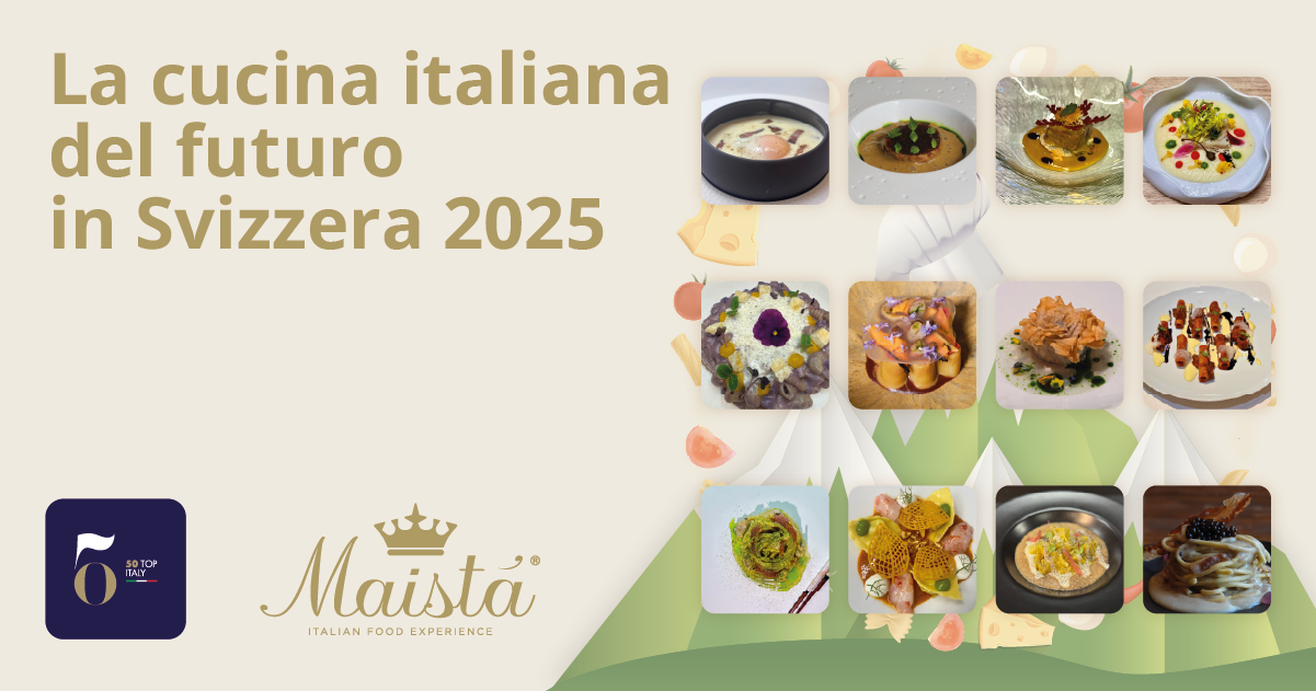 Le 12 ricette del contest La cucina italiana del futuro in Svizzera 2025