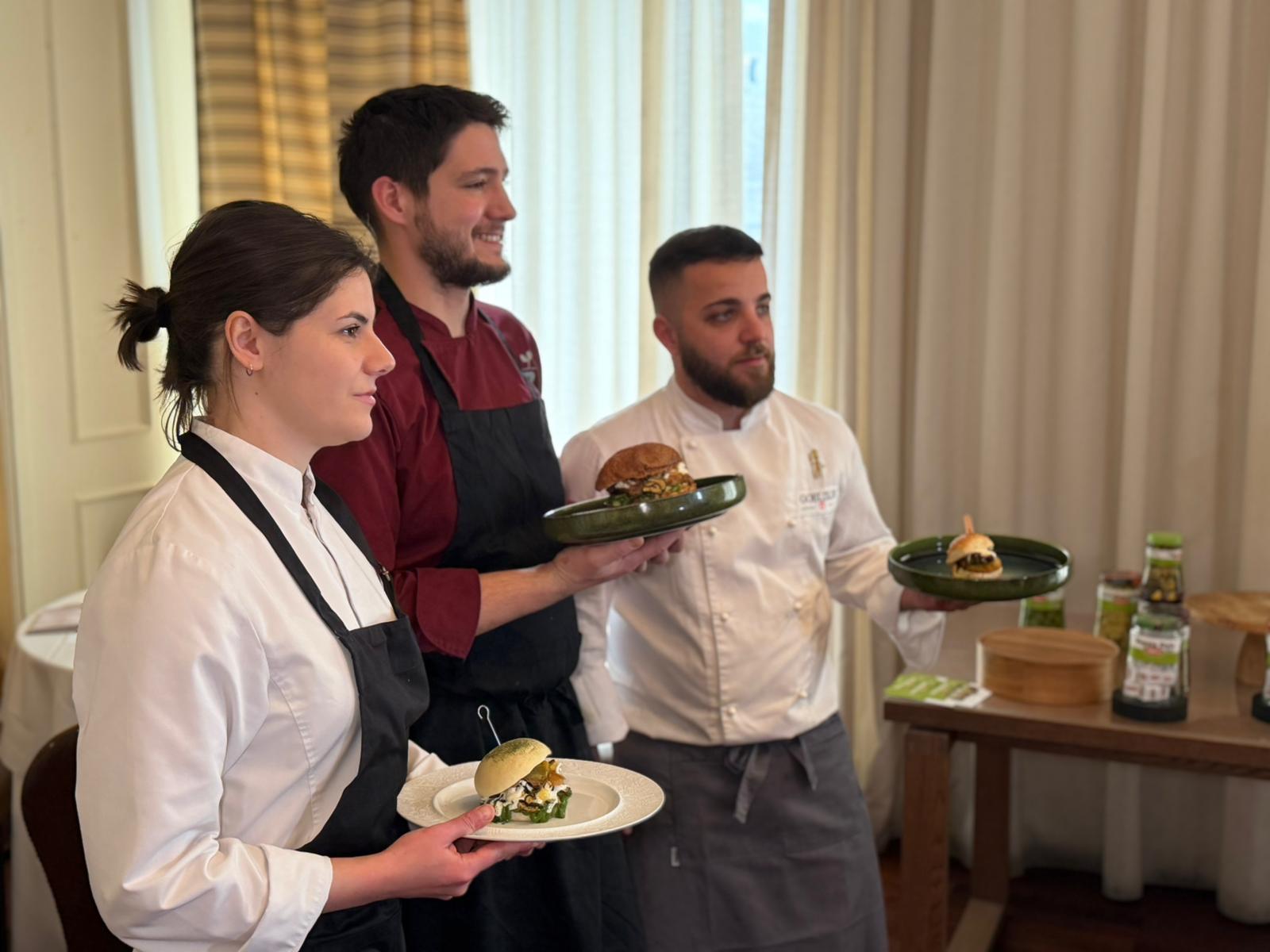 I 3 finalisti con le loro preparazioni