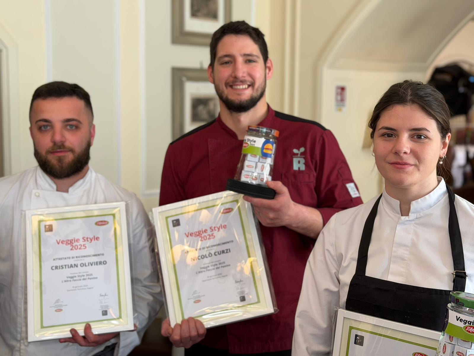 I 3 finalisti di Veggie Style 2025