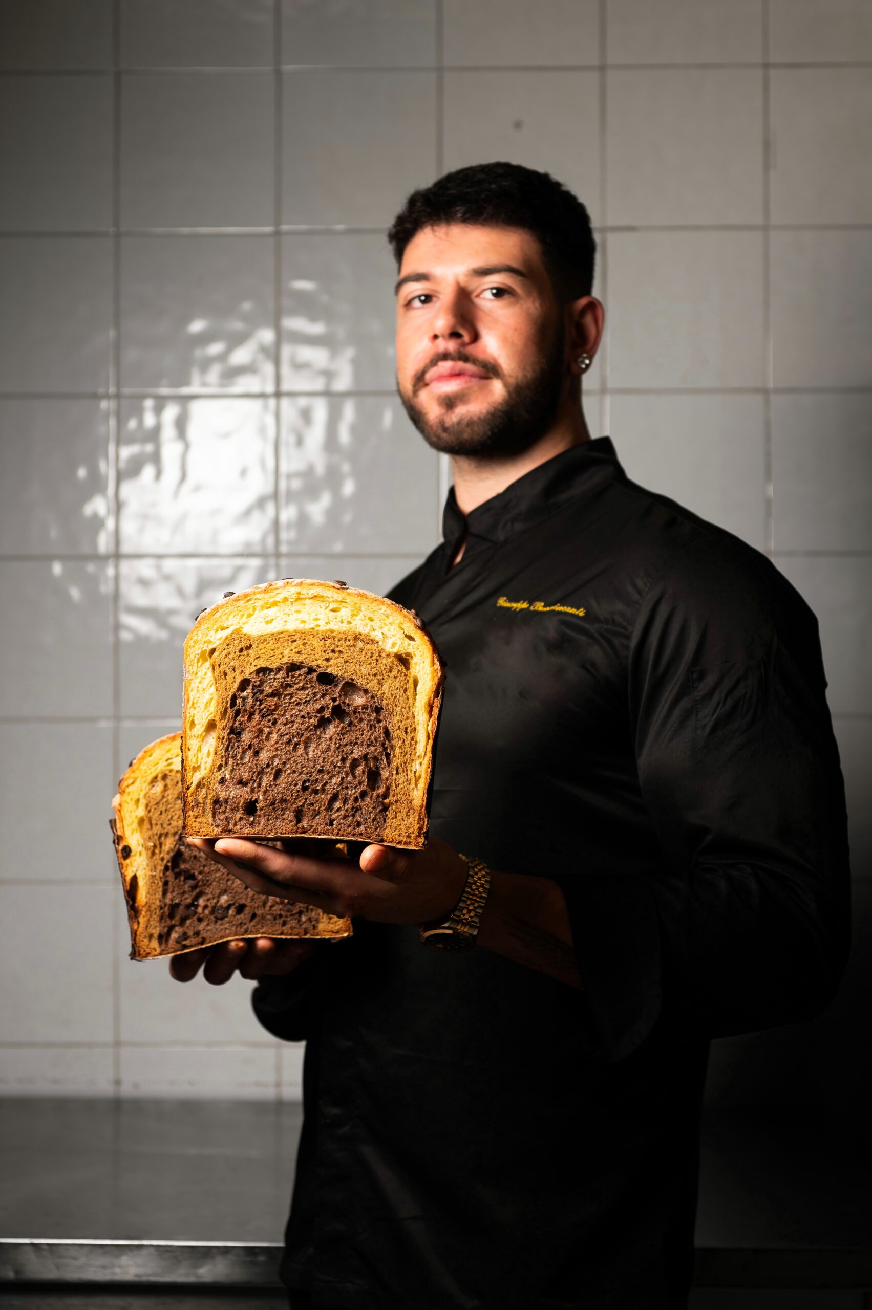 Giuseppe Buoninconti e il suo panettone stratificato