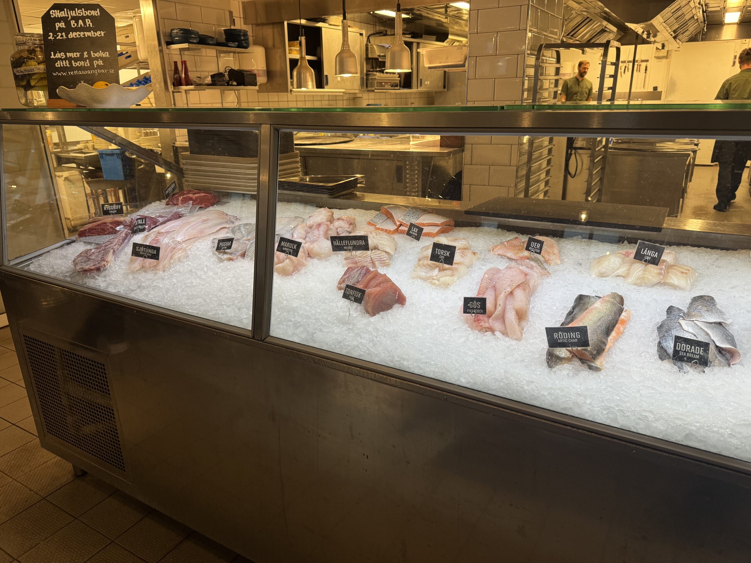 il bancone a vista di B.A.R.