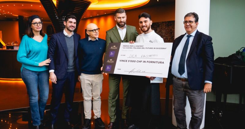 La cucina italiana del futuro in Svizzera: vince Luca Giacchetti di Da Vittorio, a Saint Moritz, con Bella Mbriana