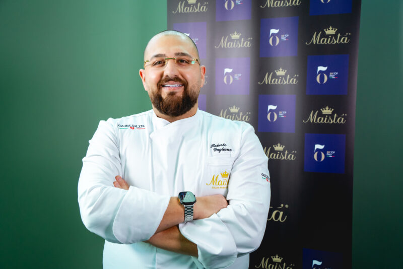 Roberto Gagliano del Vesuvius Taste Experience presso il Casinò di Neuchâtel a Neuchâtel