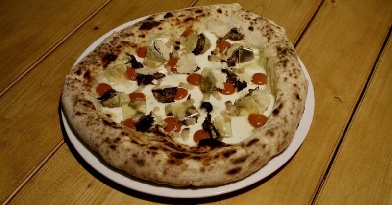 Sinfonia di Carciofo: la pizza di Giuseppe Lacarbonara