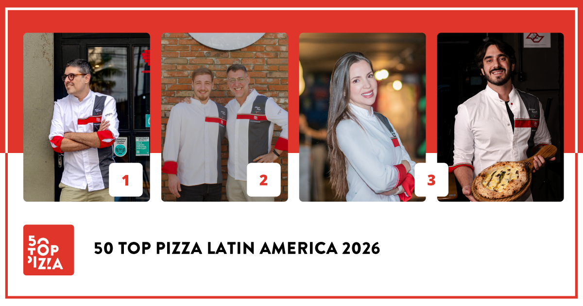 Il podio di 50 Top Pizza Latin America 2026