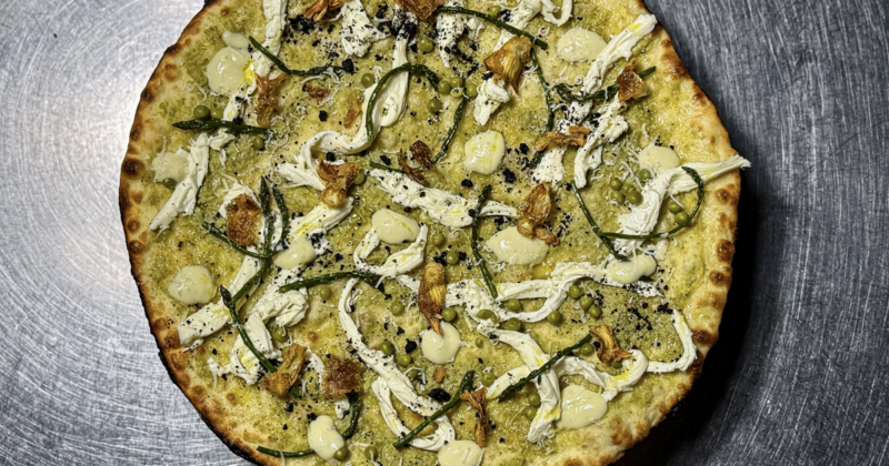 Orto di Primavera: la pizza di Francesco Tesse