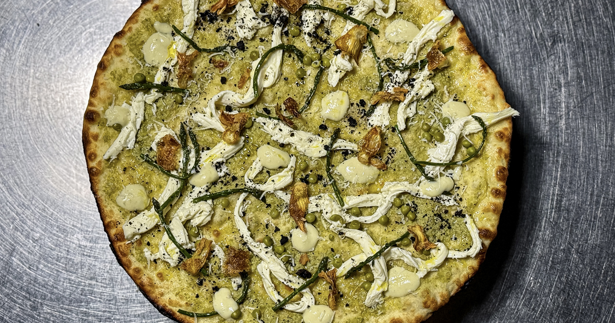 Orto di Primavera: la pizza di Francesco Tesse