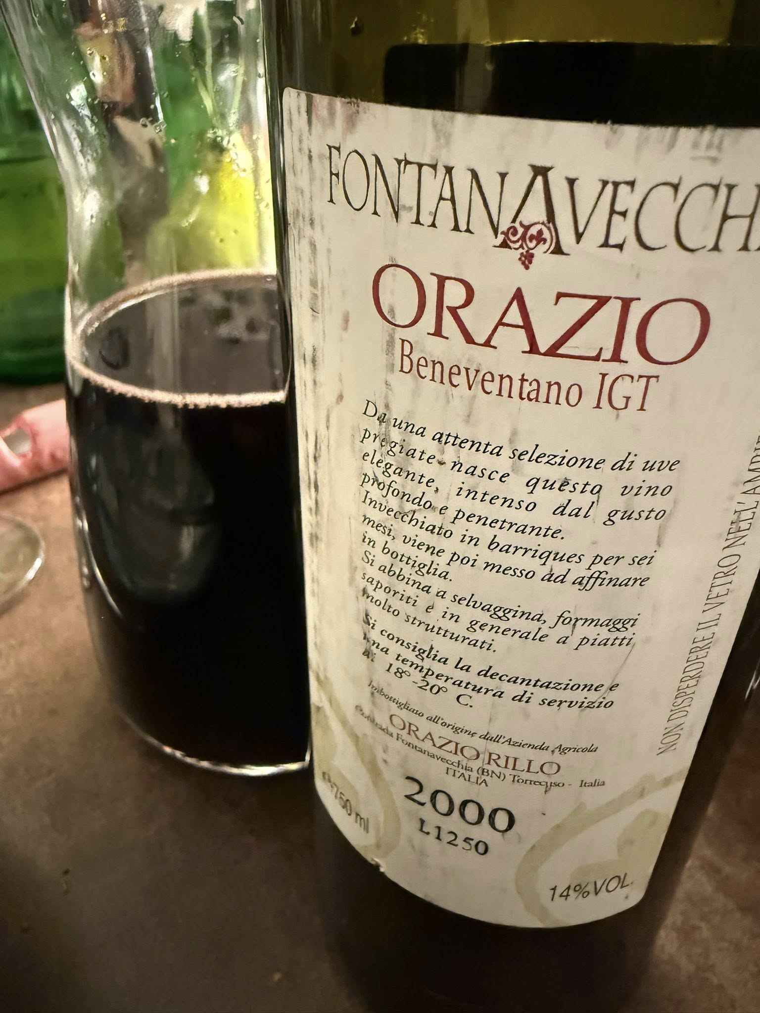 Il rosso da Aglianico e Cabernet Sauvignon