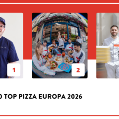 Il podio di 50 Top Pizza Europa 2026
