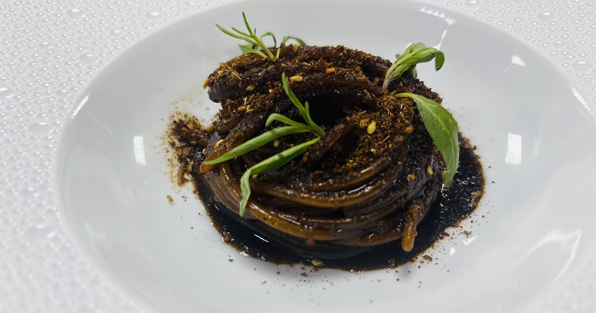 Lo spaghetto del deserto: la ricetta di Valerio Stella