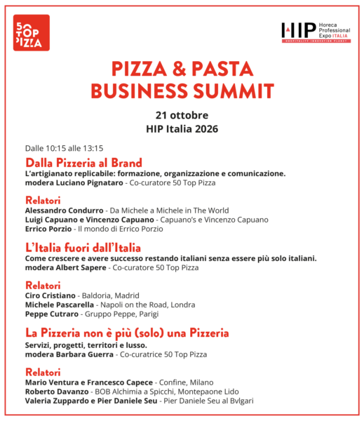 Il programma completo del Pizza & Pasta Business Summit